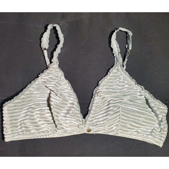 Sam Edelman Other - Sam Edelman Pleated Green Lace Bra L